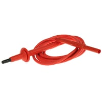 Staubli 4 mm Test lead with Spring Test Probe Male, 5kV, 10A