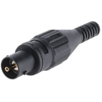 Staubli Straight Cable Mount BNC Connector, jack, Crimp Termination RG58, 67 Series