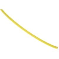 Staubli Yellow, Unscreened Single Core Equipment Wire, 0.25 mmsq CSA, 500 V 6 A, 100m