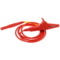 Staubli 15A Red Test lead, Male, 1000V ac Rating - 1m Length