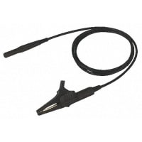 Staubli 15A Black Test lead, Male, 1000V ac Rating - 1m Length