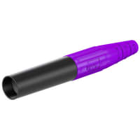 Staubli 6mm multilam socket, 10mm2 cable, violet