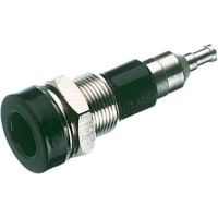 Staubli Black 4mm Socket, Optalloy Plated, 30 V ac, 60 V dc, 25A