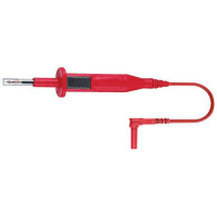 Staubli 4 mm Test lead, 19A, 1000V, Red, 1.2m Lead Length