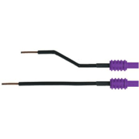 Staubli 4mm socket with copper conductor violet