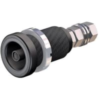 Staubli Grey 6mm Plug, 600V, 80A, Ag Plated Contact