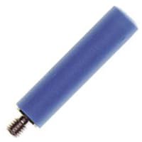 Staubli 4mm screw-in socket, M3.5 thread, 32A, blue