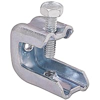 Steel City by ABB Beam Clamp, 1-11/16"L x 1-3/8"H, 5/8" Jaw Opening, 1/4-20" Threaded, Mall-I