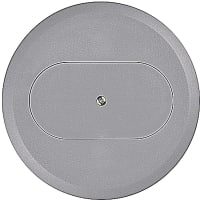 Steel City by ABB Cover for Round Floor Box, Diameter 5.69 Inches, Color Slate, Non-Metallic