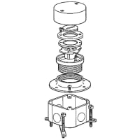 Steel City by ABB Threaded Steel Body Cover, For use with78 and 88 Series