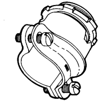 Steel City by ABB Connector, NonWatertight ClampType, 3/4", Clamping Range 0.5"-1.1", DieCastZin