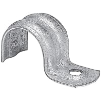 Steel City by ABB One Hole 1/4 Inch, 1/2", Rigid Strap, Galvanized Steel