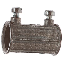 Steel City by ABB Coupling, Set Screw, Conduit Size 3/4", 1-29/32"L x 1-5/32"W, Die Cast Zinc