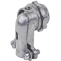 Steel City by ABB Squeeze Type Connector, 3/8", 1-1/2"H x 1-13/32"W, Zinc Plated MallIro