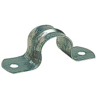 Steel City by ABB Two Hole Strap, 1-1/2", Zinc Plated Steel