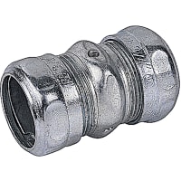 Steel City by ABB Compression Coupling, Concrete Tight, 3/4", 1.660", Zinc Plated Steel