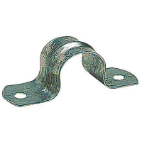 Steel City by ABB Two Hole Strap, Conduit Size 1.25", 3.67"L x .75"W, Zinc Plated Steel