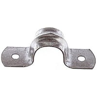 Steel City by ABB Steel Two Hole Strap, 1/2", Zinc Plated