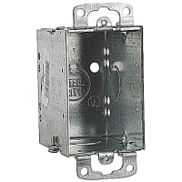 Steel City by ABB Gangable Switch Box, 3"L x 2"W x 2.75"Deep, Steel