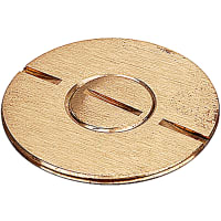 Steel City by ABB Floor Plate Plug Insert, 2 Inch - 20 Inch UN Thread, Brass