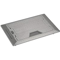 Steel City by ABB Concealed Service Top, 8.375"L x 5.5W x .845"D, Aluminum