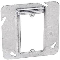 Steel City by ABB Single Gang Device Cover, 4-11/16" x .75" Raised, GalvSteel