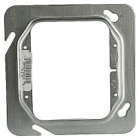 Steel City by ABB Two Gang Device Cover, 4-11/16" x .5" Raised, GalvSteel