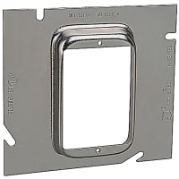 Steel City by ABB Single Gang Extension Ring, 5" Sq x 5/8" Raised, Galv-Steel