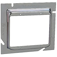 Steel City by ABB Double Gang Extension Ring, 5" Sq x 5/8" Raised, Galv-Steel