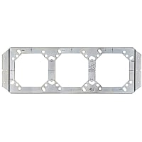 Steel City by ABB Support Bracket for 5"SQ, 4"SQ & 4-11/16" Boxes, Pre-Galvanized Steel