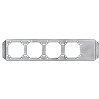 Steel City by ABB Support Bracket for 5"SQ, 4"SQ and 4-11/16"Boxes, Pre-Galvanized Steel