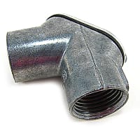 Steel City by ABB Elbow, Rigid to Box, Conduit Size 1/2", 1.31"L, Opening 1.09", DieCastZinc