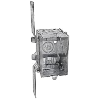 Steel City by ABB Gangable Switch Box, 3"L x 2"W x 2.5"D, 1/2" Knockouts, Pre-Galvanized Steel