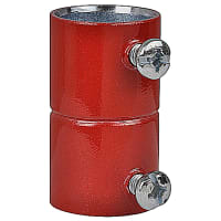 Steel City by ABB Set Screw Coupling, Concrete Tight, 3/4", Zinc Plated Steel, Red