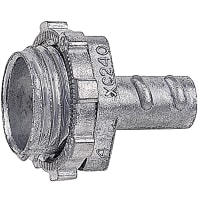 Steel City by ABB Connector, Screw-In, 3/4", 1.62"L x 1.12"W, Die Cast Zinc