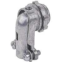 Steel City by ABB Connector, Non-Ins90DegClamp-Type, 3/4", ClampRange .83"-1.25", 2.27"L, DieCast