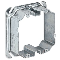 Steel City by ABB Two Gang Adjustable Mud Ring, Adjusts from 1/2" to 1-1/2", Pre-Galvanized Ste