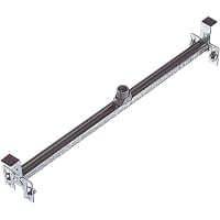 Steel City by ABB Adjustable Bar Hanger, 14-1/2"L to 26-1/2"L x Stud, Pre-Galvanized Steel