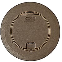 Steel City by ABB Recessed Service Floor Box Cover Kit, Brown