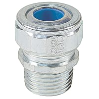 Steel City by ABB Connector, Flexible Cord, 1-1/2", Cable Dimensions 1.15"-1.25", Steel