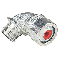 Steel City by ABB Connector, 90Deg Cord Grip, 1/2", Cable Dim. 0.15"-0.25", Malleable Iron