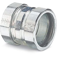 Steel City by ABB Steel Set Screw Coupling, 3/4", Zinc Plated