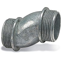 Steel City by ABB Nipple, 3/4"Offset, Conduit Size 3/4", Length 2.62", Die Cast Zinc