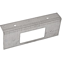 Steel City by ABB Four Gang Recessed Floor Box, 5.75"L x 2.75"W x 2.5"D, GalvSteel