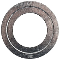 Steel City by ABB Reducing Washer, 2" to 1-1/4", Steel-Zinc Plated