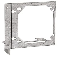 Steel City by ABB Mounting Bracket, GalvFinish, 4" and 4-11/16" Outlet Boxes to 2-1/3", 3-1/2