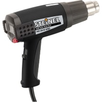 Steinel Heat Gun, 120 VAC, 1600 W, 3.6 to 17.6 CFM, 120 to 1200 F, 33 Oz.