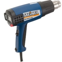 Steinel Heat Gun, 120 VAC, 1600 W, 3.6 to 17.6 CFM, 120 to 1200 F, 33 Oz.