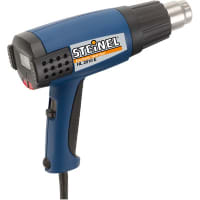 Steinel Heat Gun, 120 VAC, 1500 W, 3.6/10.6/17.6 CFM, 120 to 1150 F, 30 Oz.