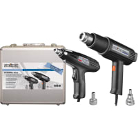 Steinel Kit, Steinel Duo HG 350 ESD and HG 3002 LCD, 7mm & 9 mm reduction nozzle, case